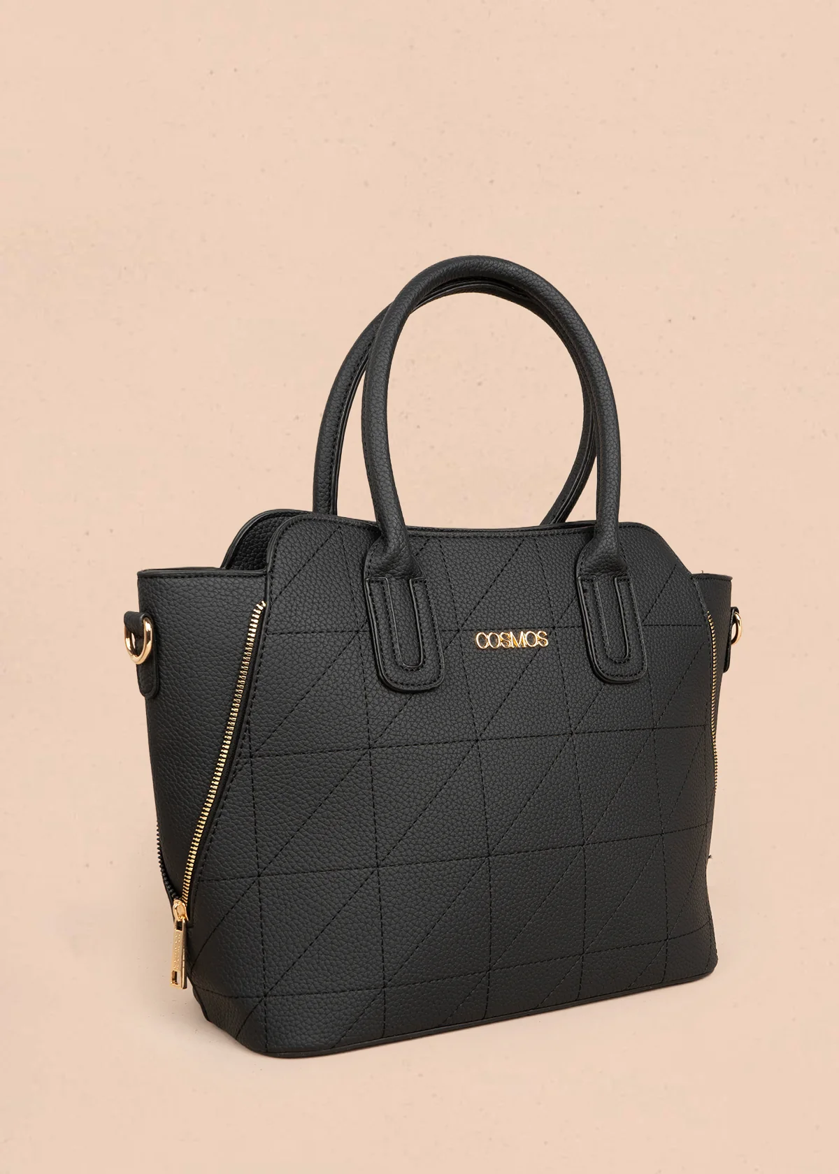 Bolso tipo shopping color negro con monedero 106288 - Image 2
