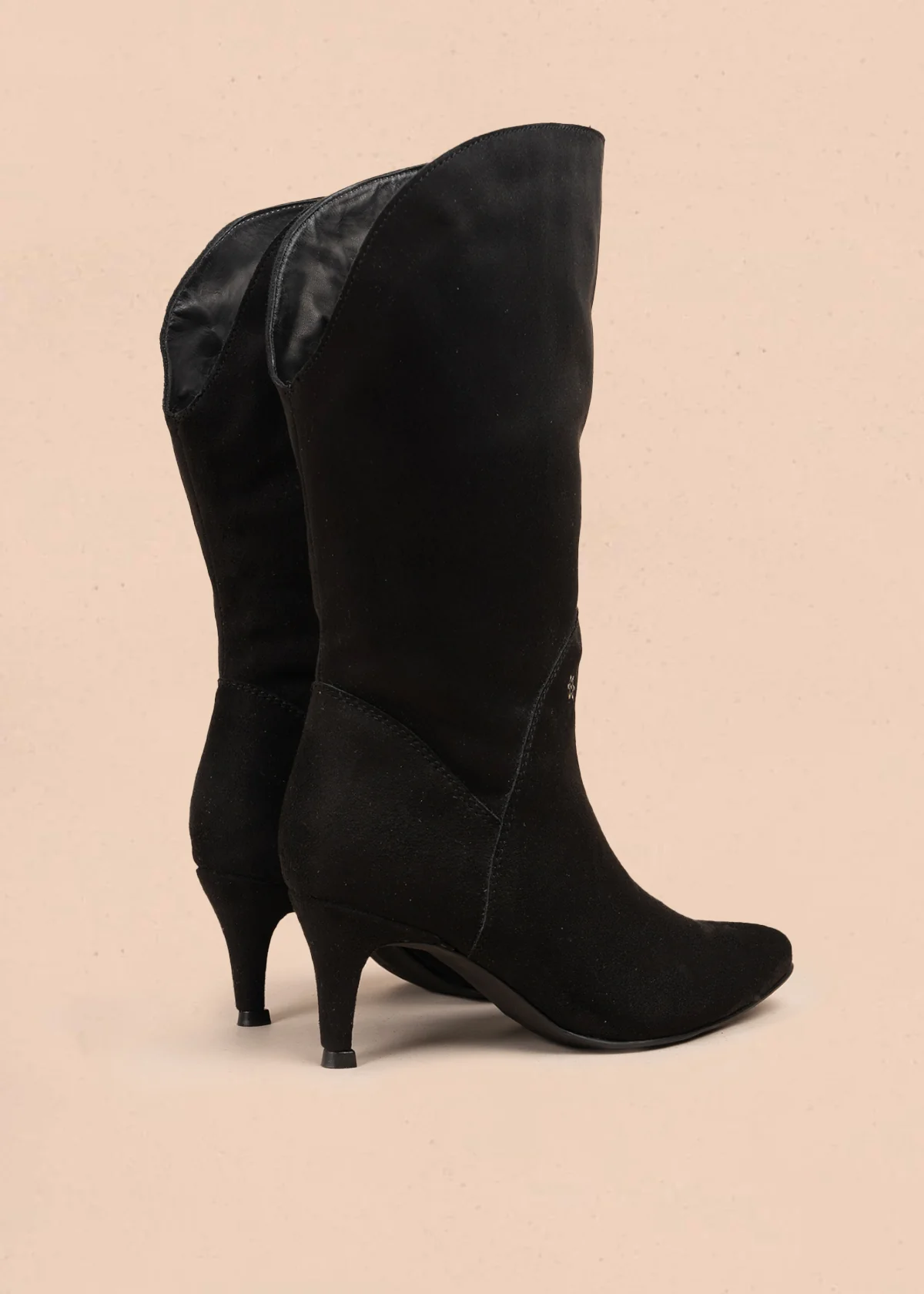 Bota color negro con tacón puntilla 105919 - Image 3