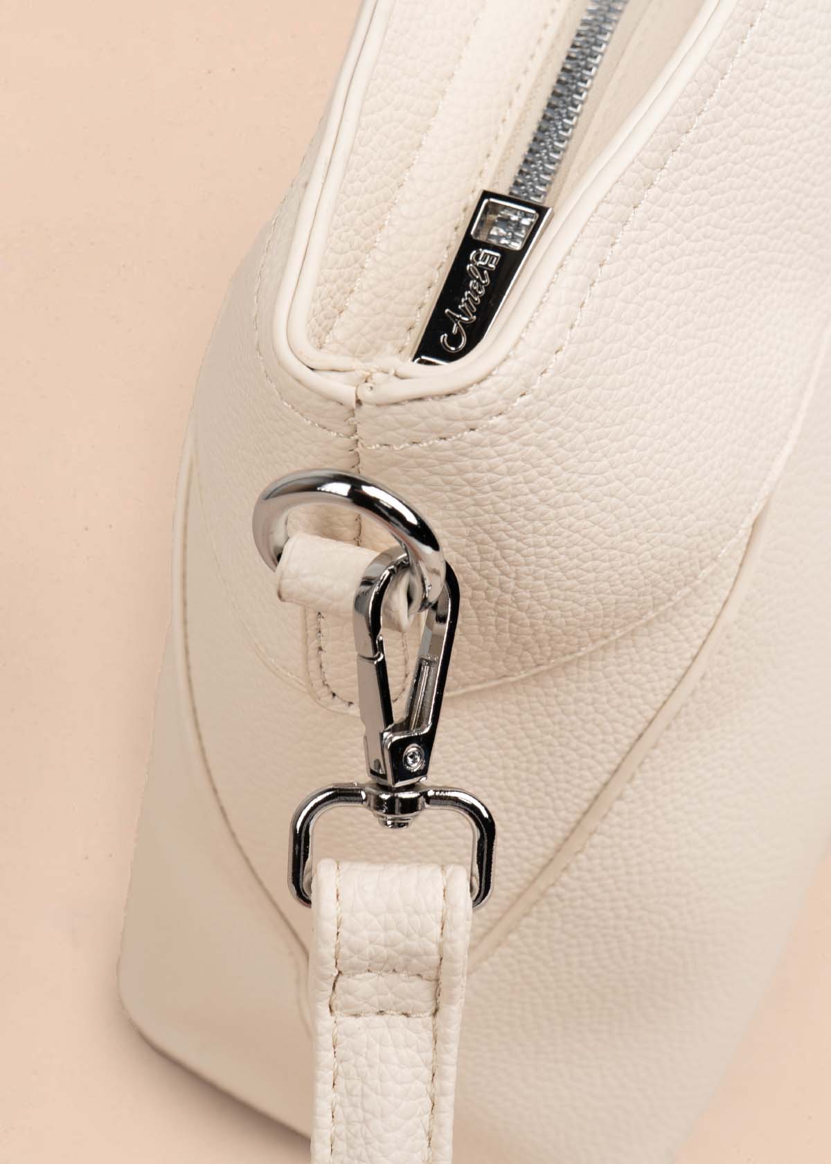 Bolso tipo cartera color beige 105750 - Image 3