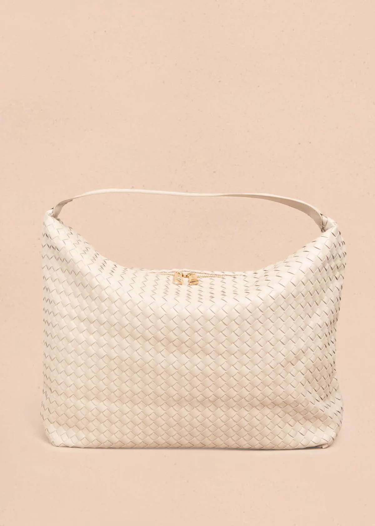 Bolso tipo cartera color beige 105752 - Image 5