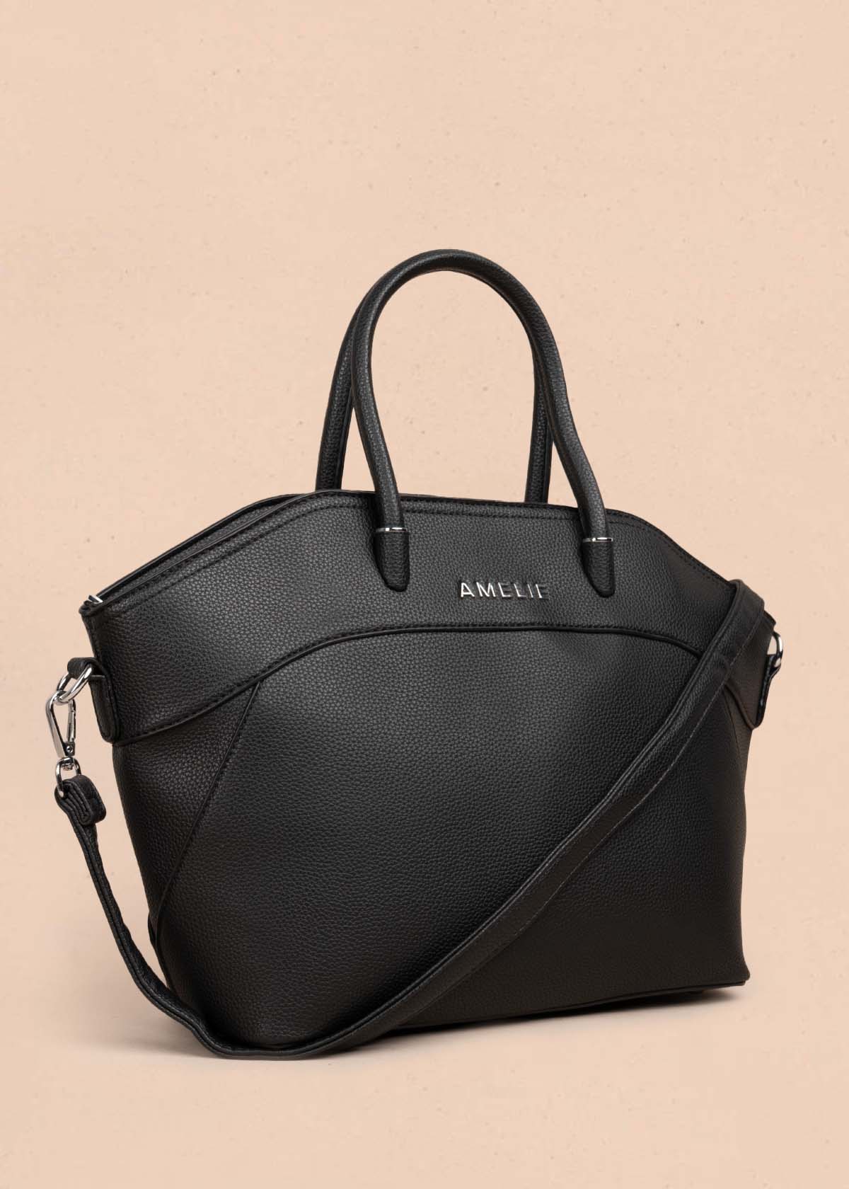 Bolso tipo cartera color negro 105750 - Image 2