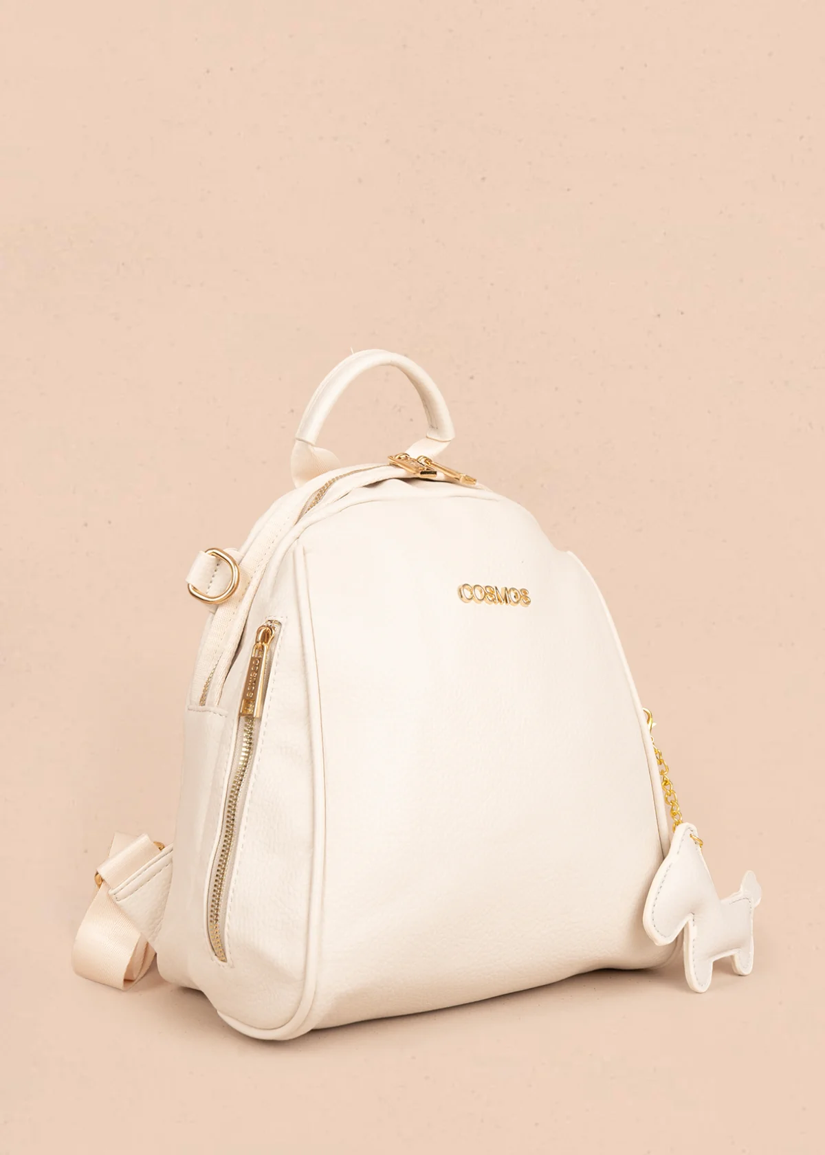 Morral en color crema con detalle de llavero 106326 - Image 3