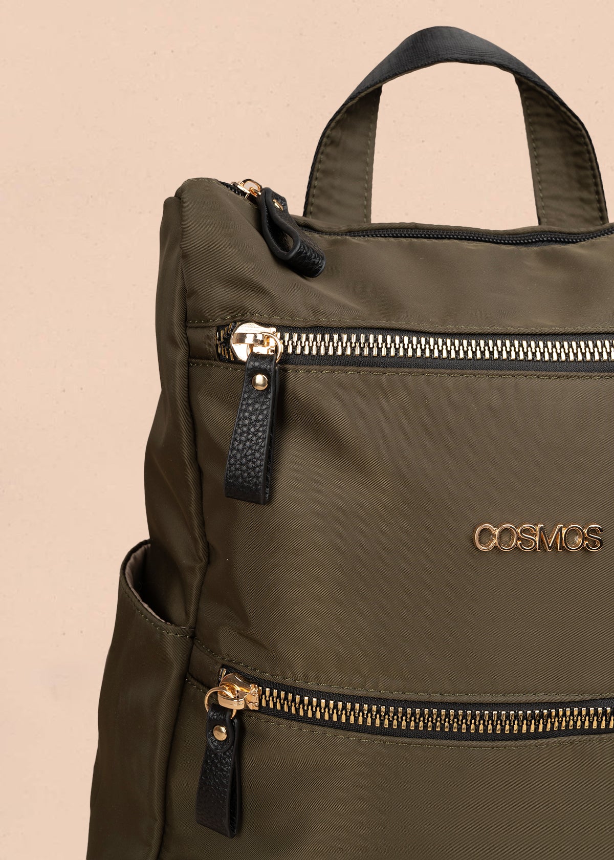 Morral color verde con doble bolsillo frontal 106979 - Image 2