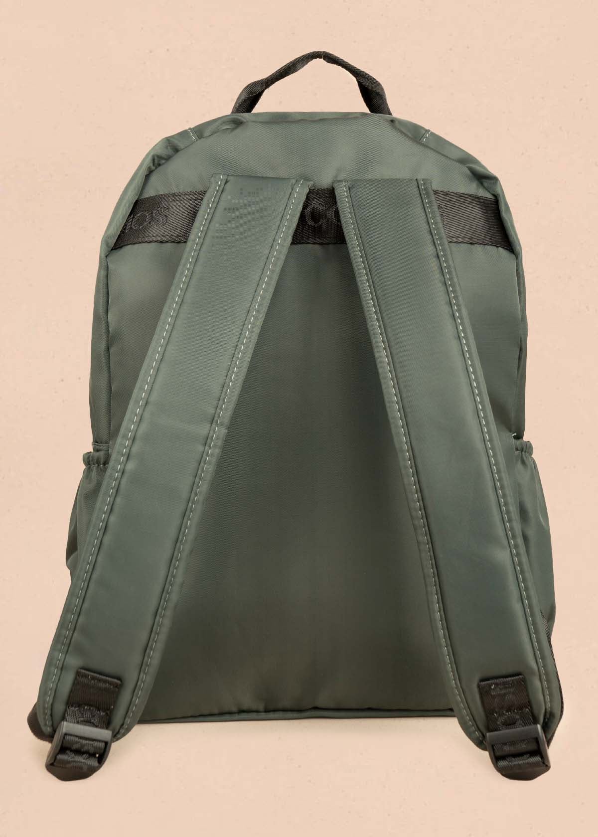 Morral color verde con bolsillos delanteros 106296 - Image 4
