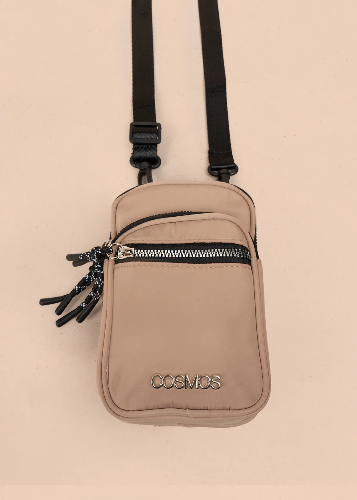 Porta celular color beige con bolsillo frontal 106968 - Image 4