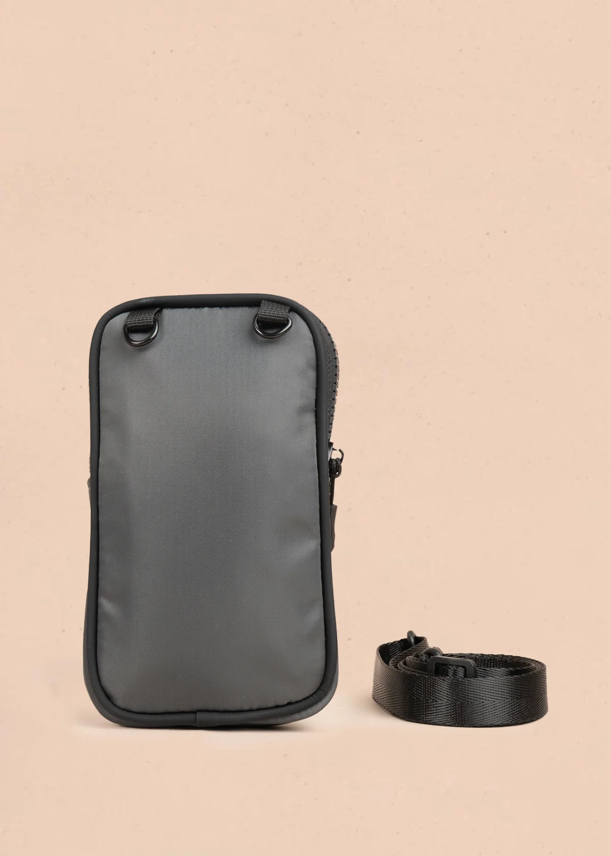 Porta celular color gris con bolsillo delantero 106969 - Image 2