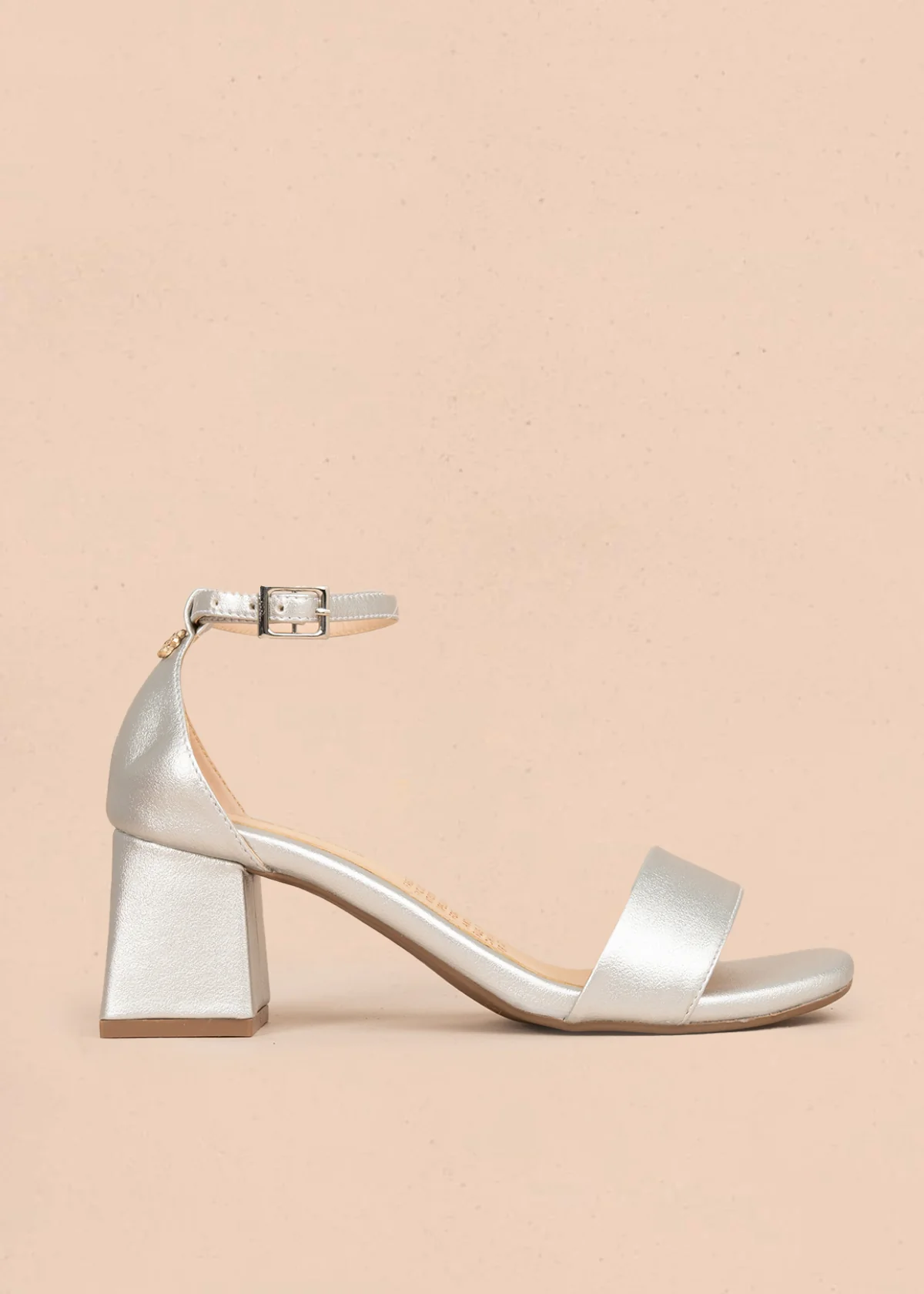 Sandalias de fiesta color plata 106092