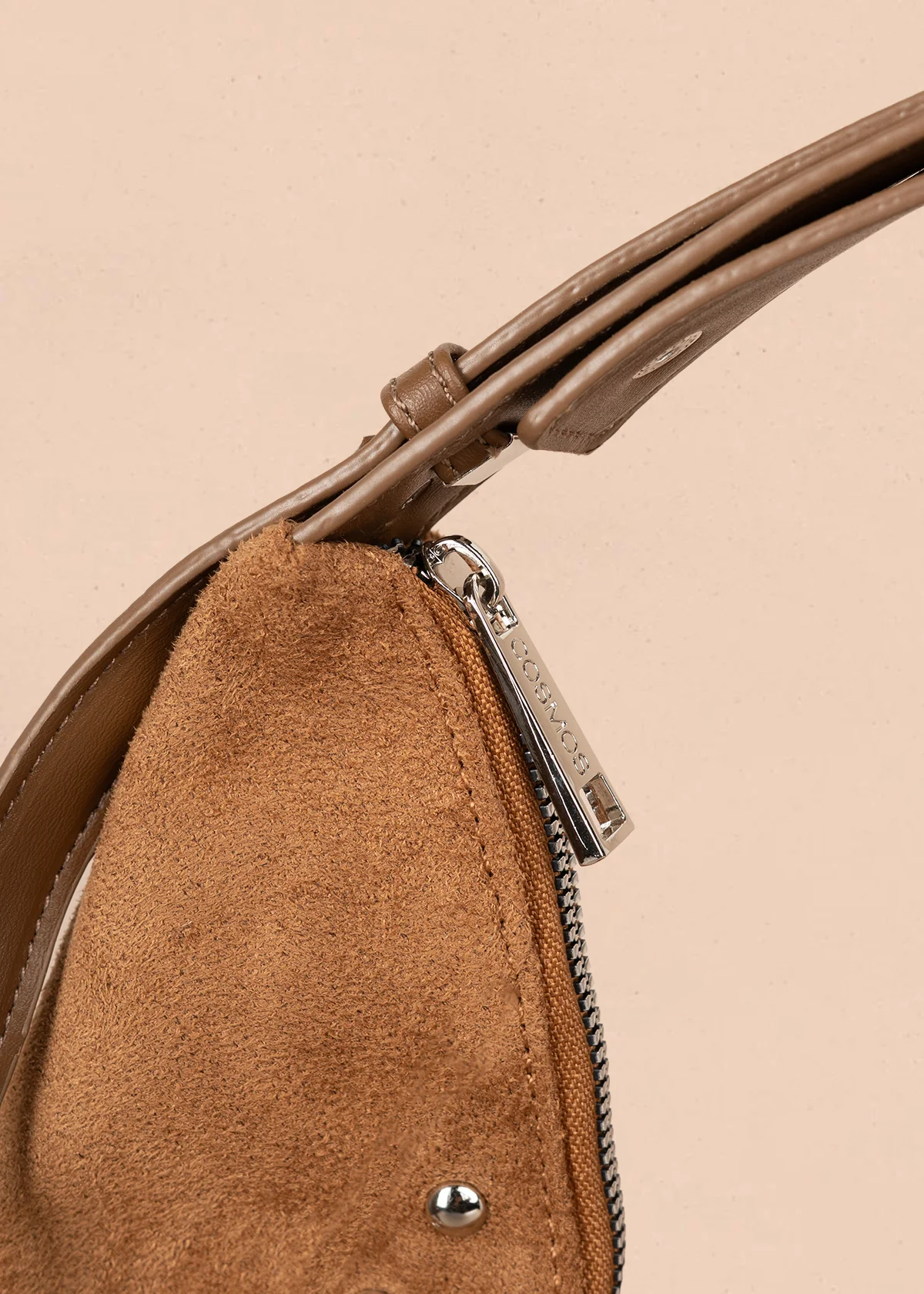 Bolso tipo shopping color miel con taches 106291 - Image 3