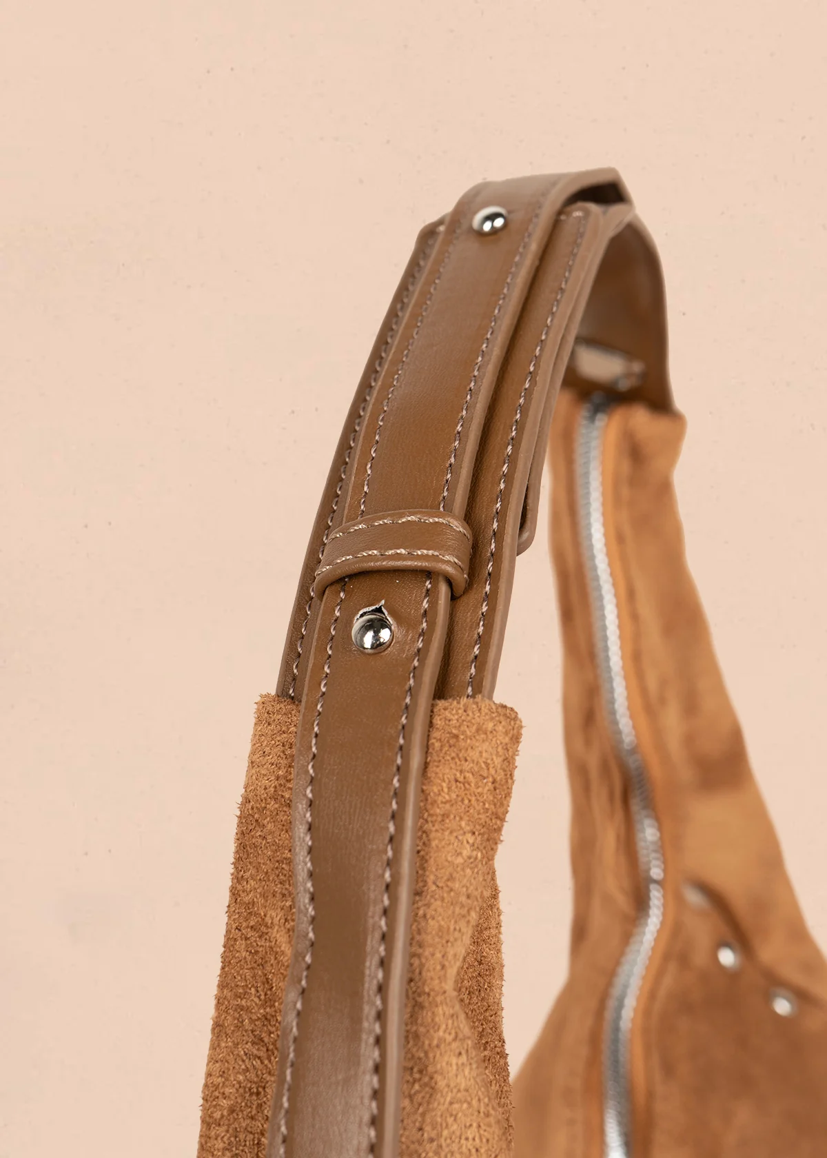 Bolso tipo shopping color miel con taches 106291 - Image 4