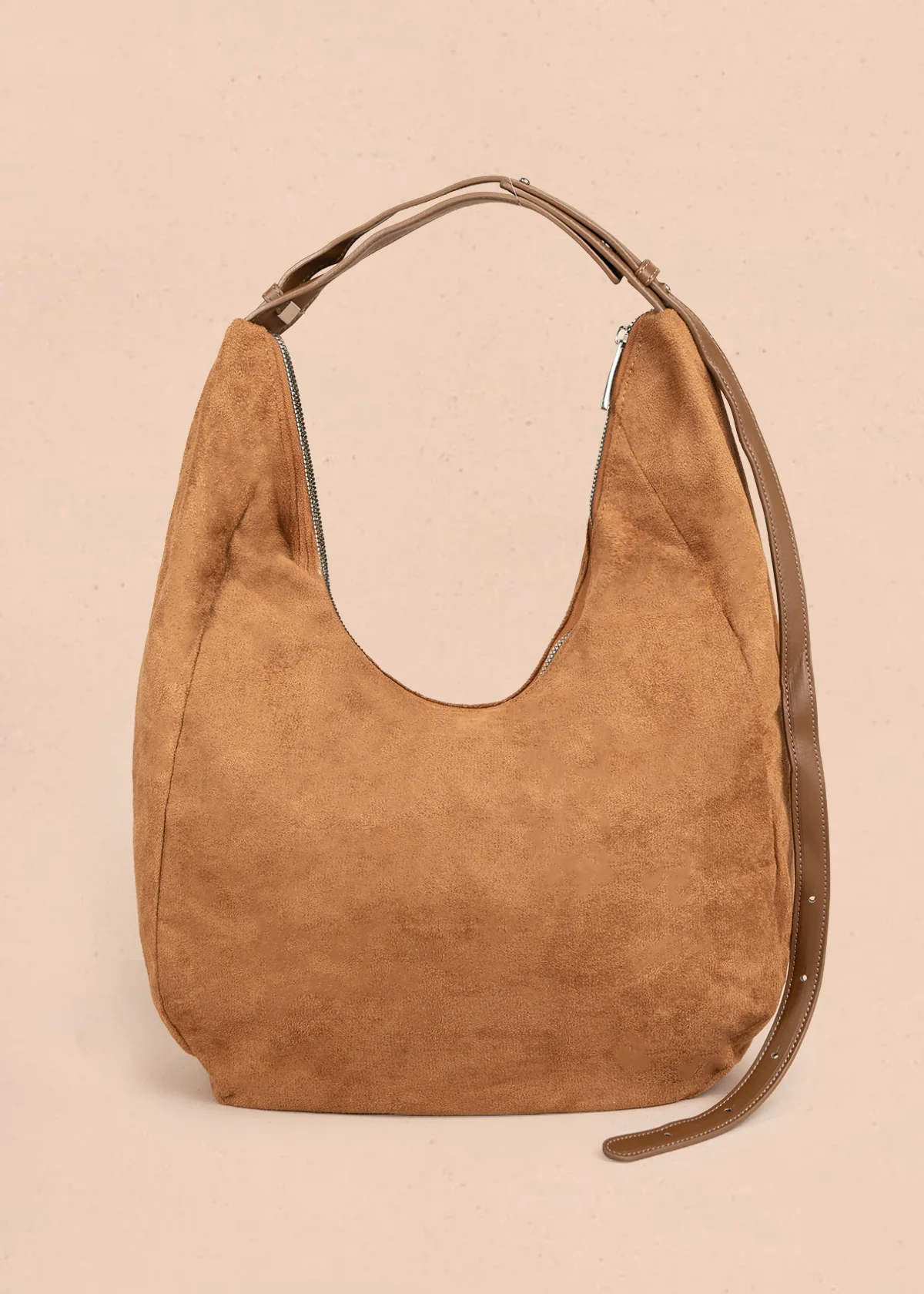 Bolso tipo shopping color miel con taches 106291 - Image 5