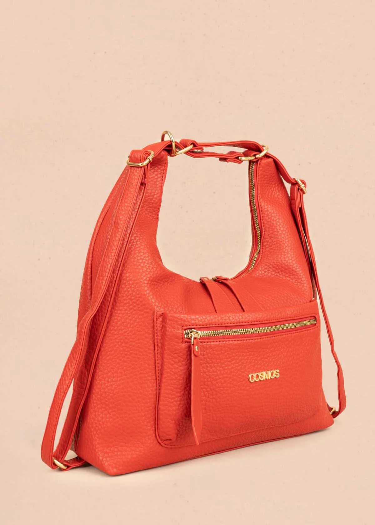 Bolso tipo shopping color rojo silueta hobo 106330 - Image 2
