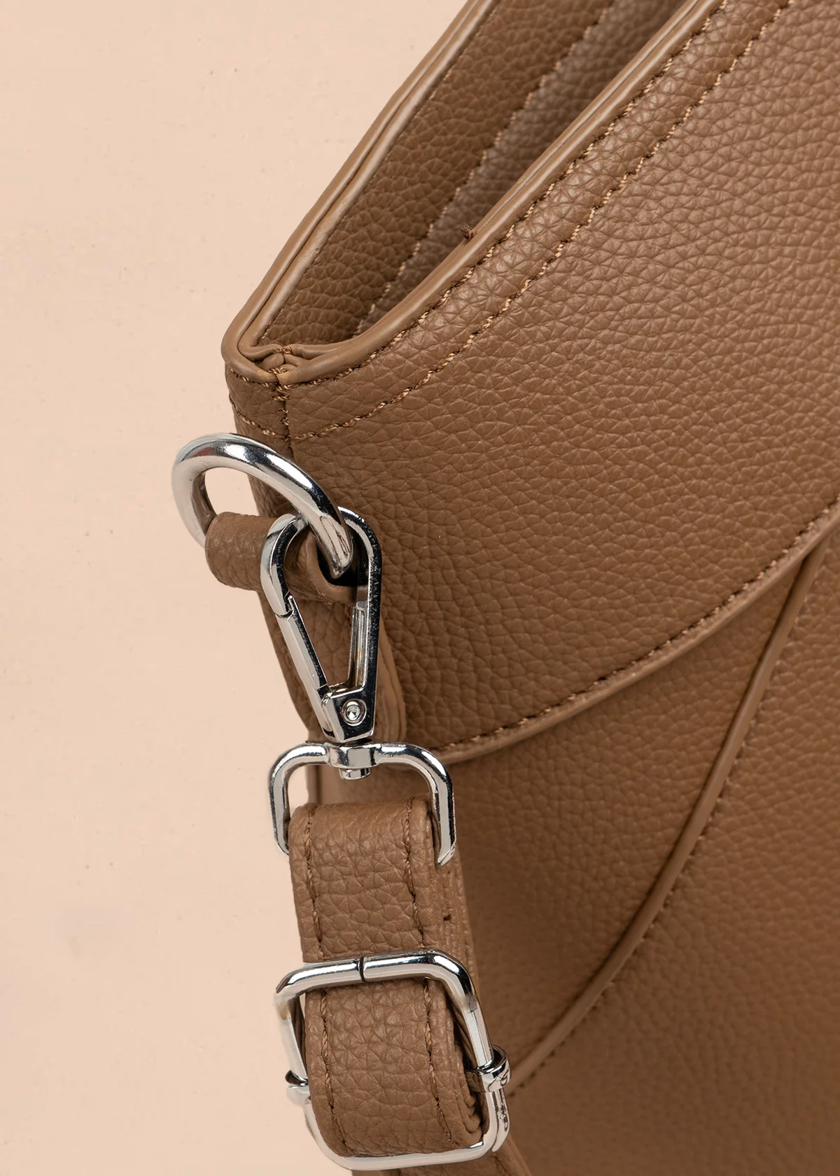 Bolso shopping color tabaco 106976 - Image 5